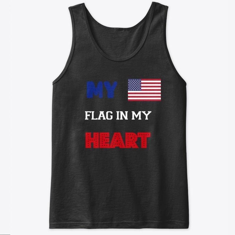 My flag in my Heart - U.S.A.