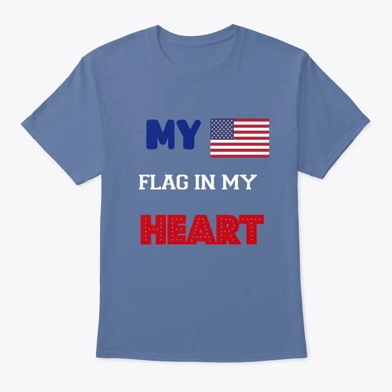 My flag in my Heart - U.S.A.