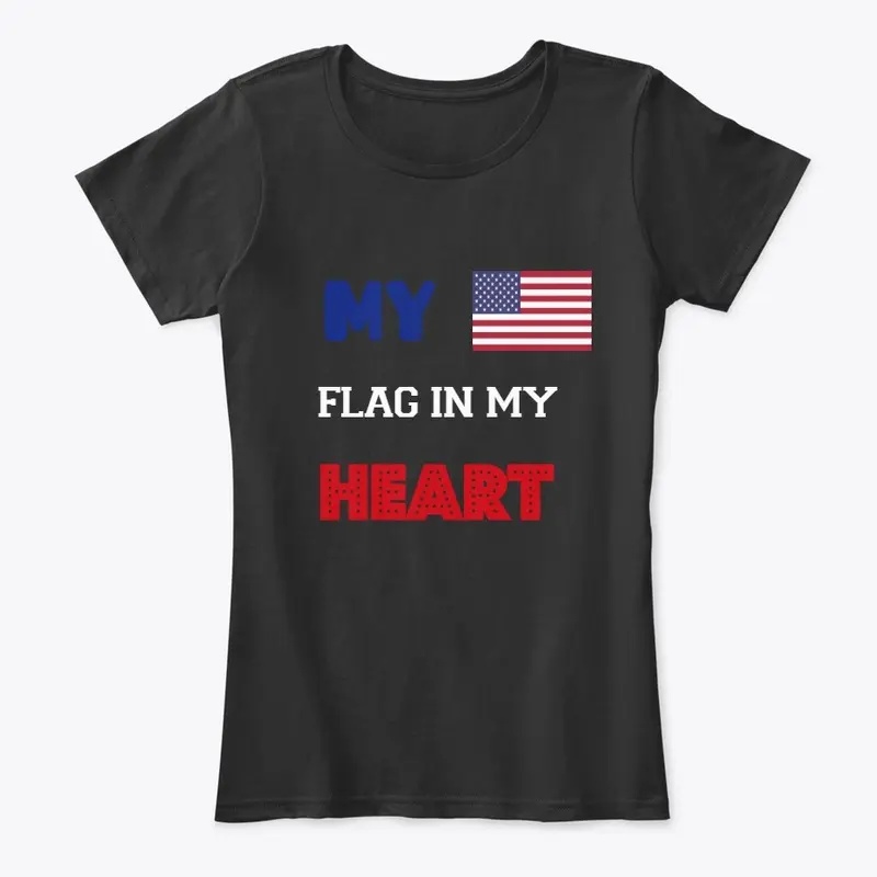 My flag in my Heart - U.S.A.